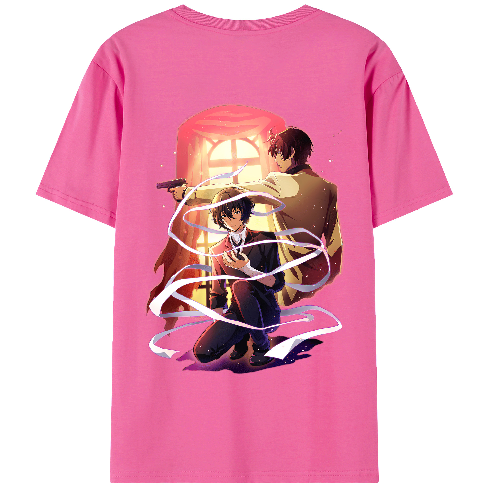（画像用） 文豪ストレイドッグス Bungo Stray Dogs レディース半袖Tシャツ(バックプリント)